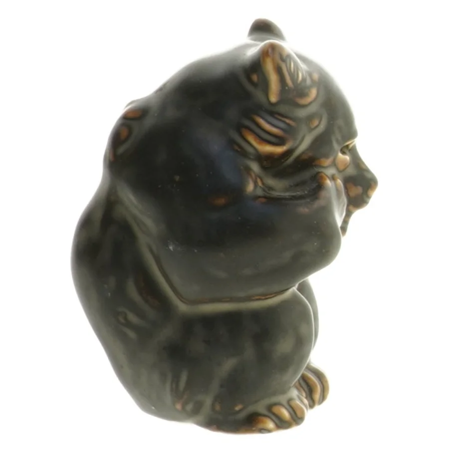 Keramisk bjørne figur fra Royal Copenhagen (str. 9 cm)
