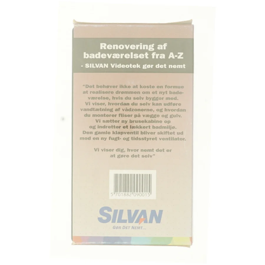 Renovering af badeværelse VHS fra Silvan
