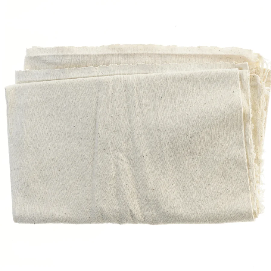 Hvidt stofstykke (str. 119x192 cm)