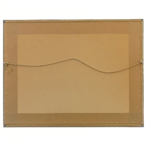 Skibsillustration i ramme (str. 36x27,5 cm)