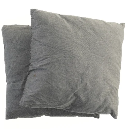 Grå puder (str. 39x41 cm)