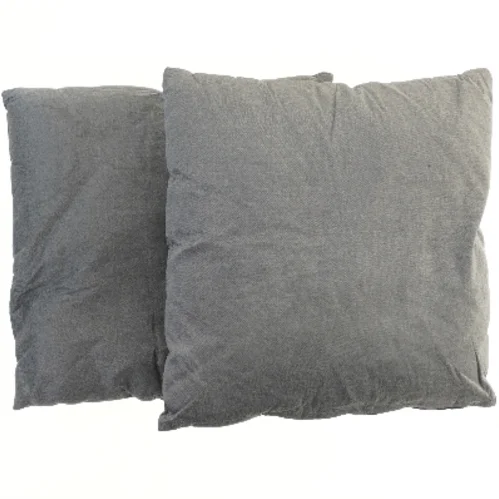 Grå puder (str. 39x41 cm)