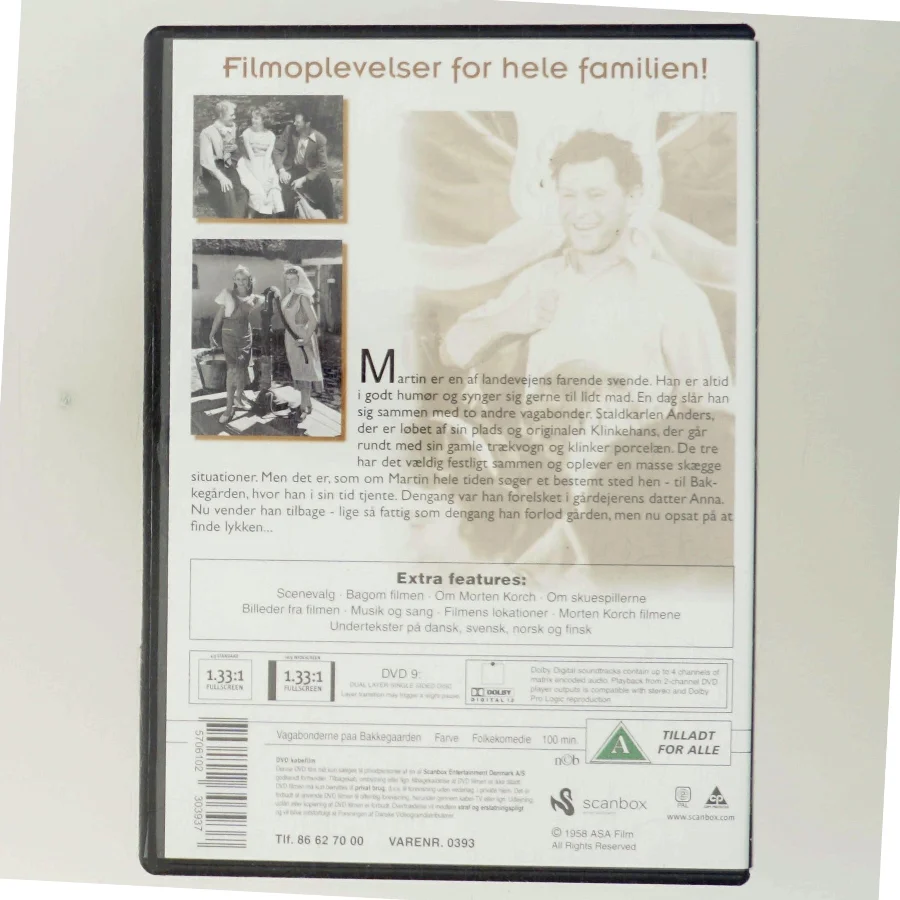 Vagabonderne på Bakkegården med Chr. Arhoff (DVD)