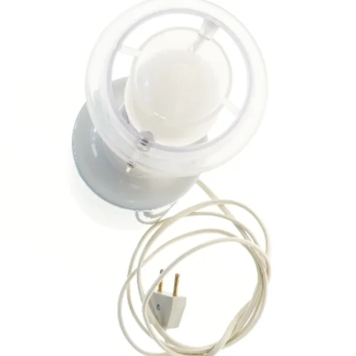 Bordlampe med blomstermotiv fra Royal Copenhagen (str. 46 cm)