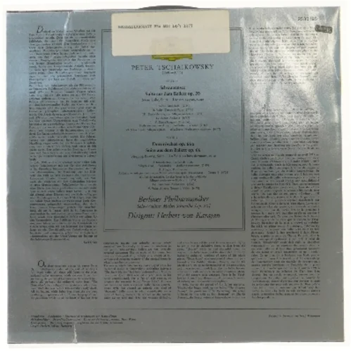 Peter Tchaikovsky LP - Swan Lake & The Sleeping Beauty