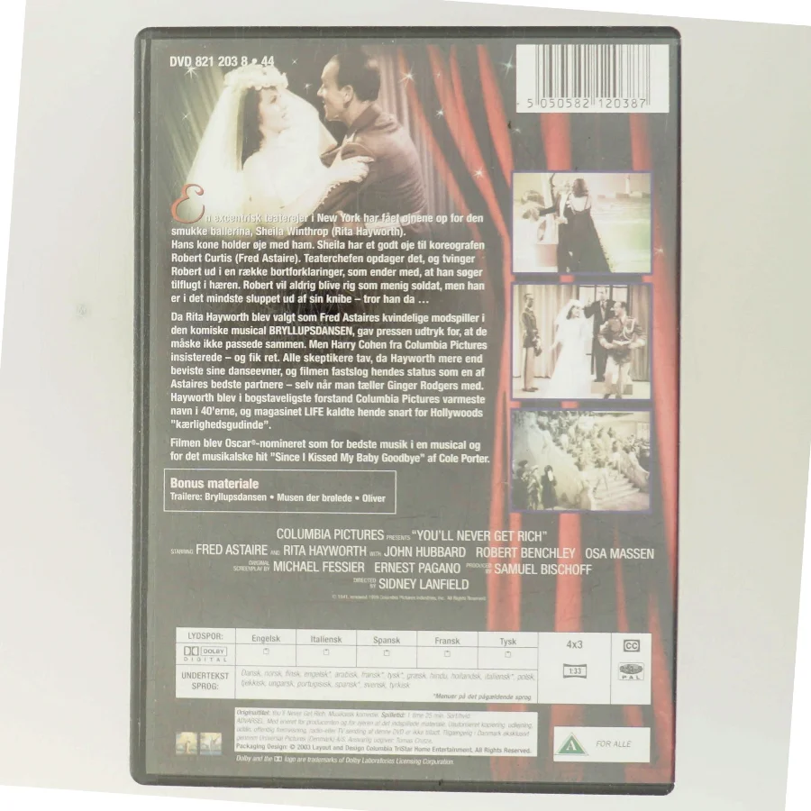 Bryllupsdansen med Fred Astaire (DVD)