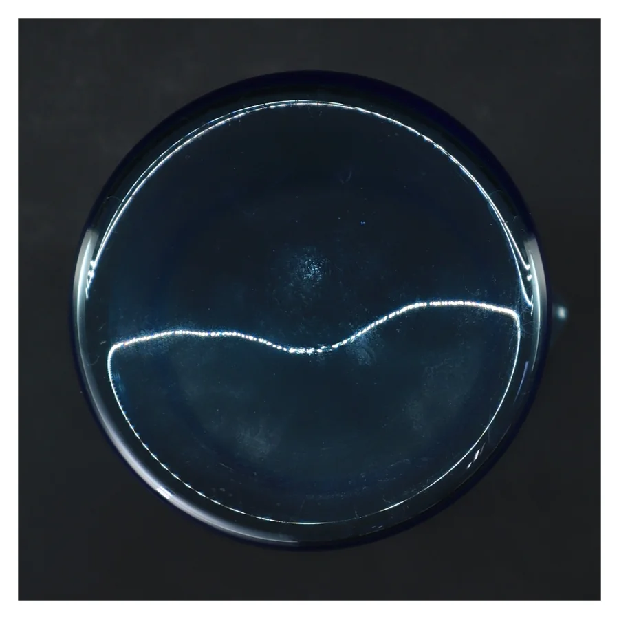 Blå glasvase fra Iittala fra Iittala (str. Ø 10 cm længde 22 cm)