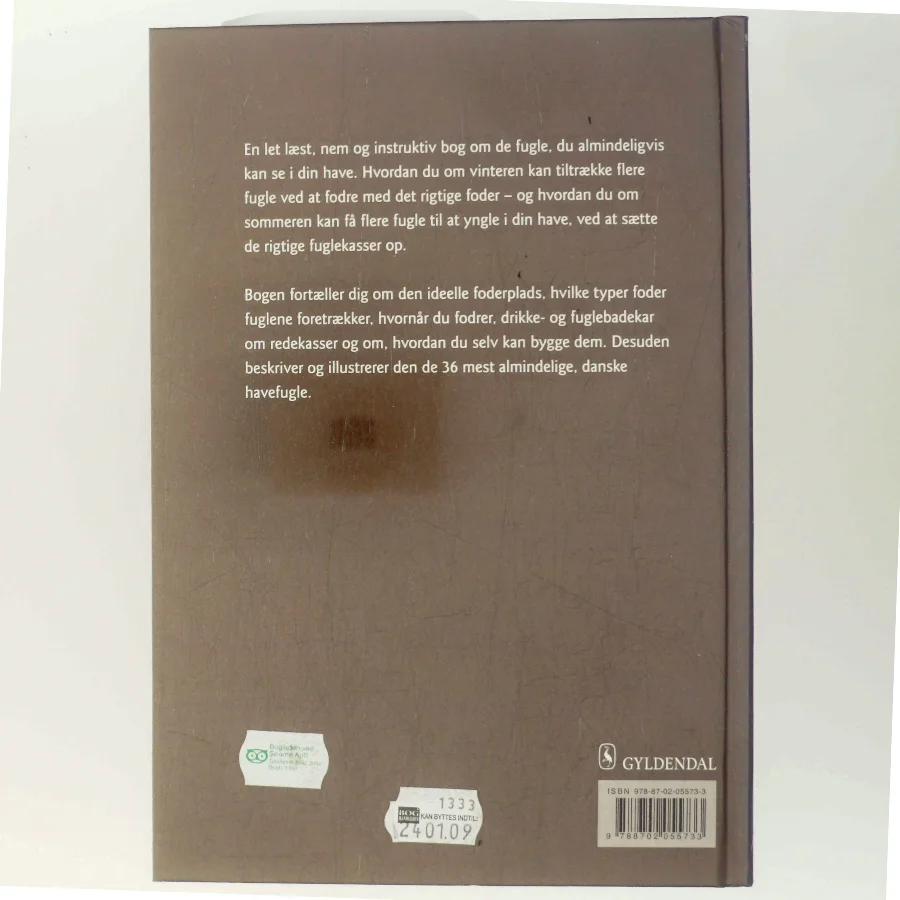 Gyldendals bog om fugle ved foderbrættet af Benny Génsbøl (Bog)