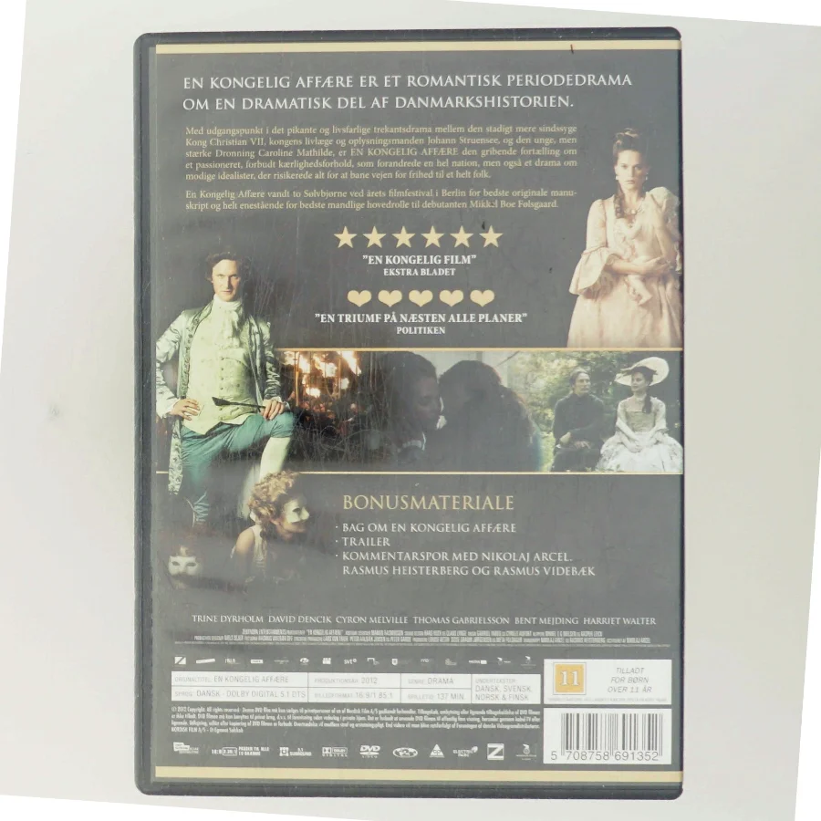 En Kongelig Affære med Mads Mikkelsen (DVD)