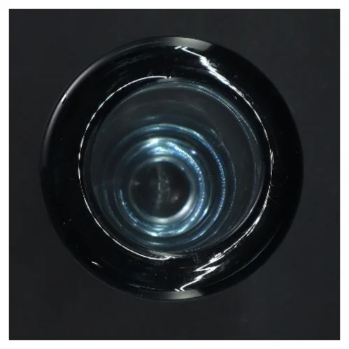 Glasvase (str. Ø 10 cm længde 18,5 cm)