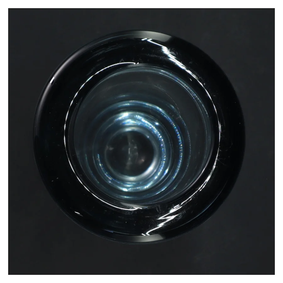 Glasvase (str. Ø 10 cm længde 18,5 cm)