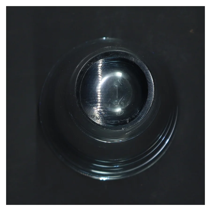 Glasvase (str. Ø 10 cm længde 18,5 cm)