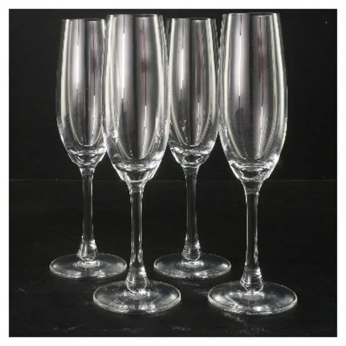 Champagneglas sæt, 4 stk fra Spiegelau (str. 4 stk Ø 4,5 cm længde 22 cm)