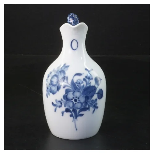 Porcelænskande med blå blomst motiv Royal Copenhagen (str. 15,5 cm) fra Royal Copenhagen
