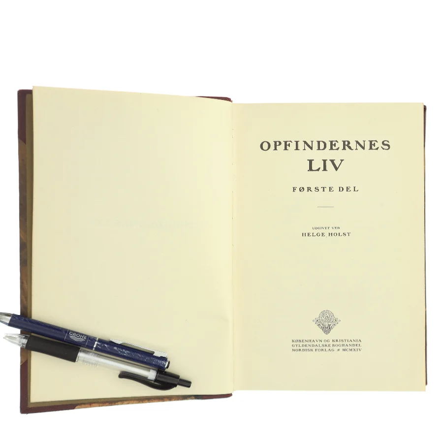 Opfindernes Liv af Helge Holst (Bog)