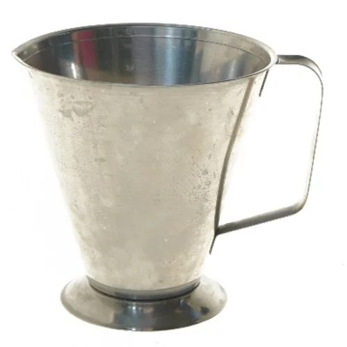 Rustfrit målebæger (str. 14x14 cm)