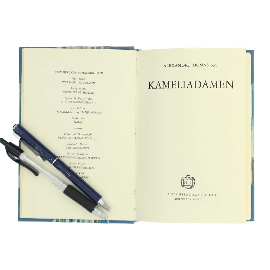 Kameliadamen af Alexandre Dumas (Bog)