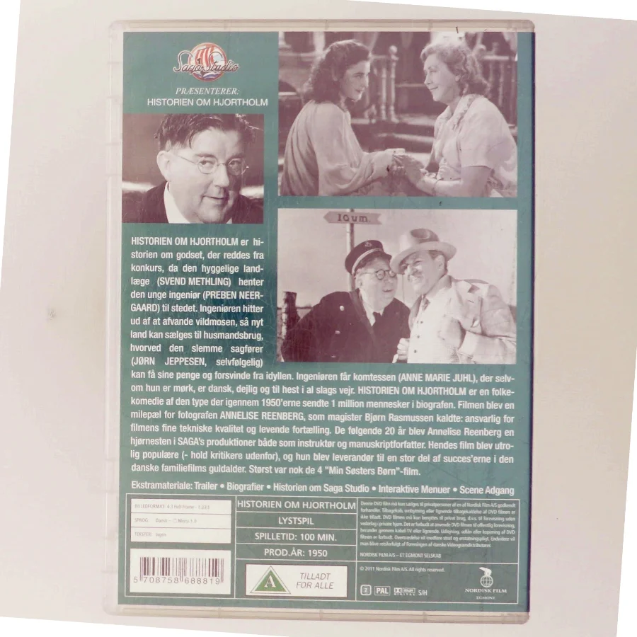 Historien om Hjortholm med Svend Methling (DVD)