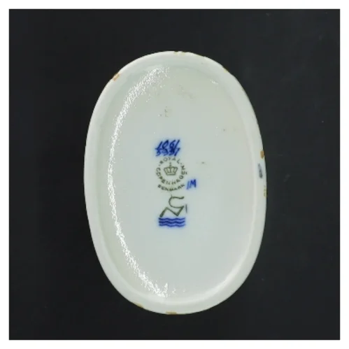 Royal Copenhagen vase med sommerfugle fra Royal Copenhagen (str. 15,5x10x7,5 cm)