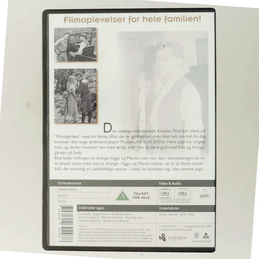 Flintesønnerne DVD med Poul Reichhardt (DVD)