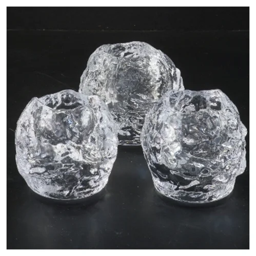 Sæt med Kosta Boda lysestager fra Kosta Boda (str. 8 cm)