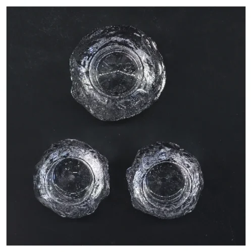 Sæt med Kosta Boda lysestager fra Kosta Boda (str. 8 cm)