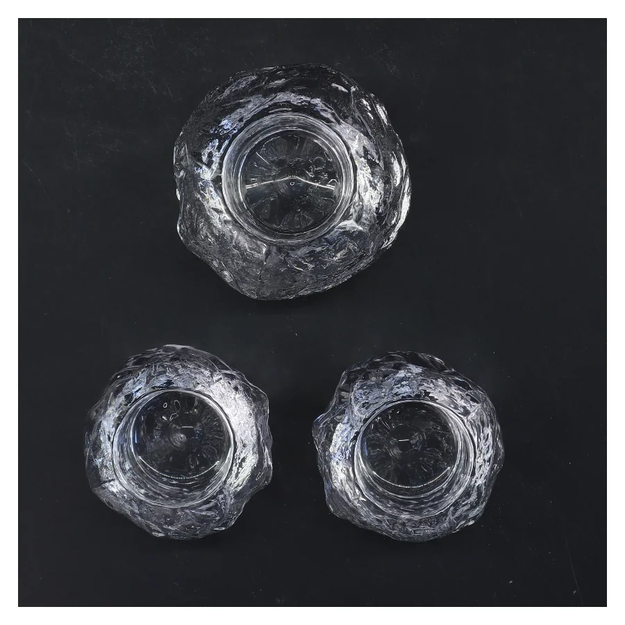 Sæt med Kosta Boda lysestager fra Kosta Boda (str. 8 cm)