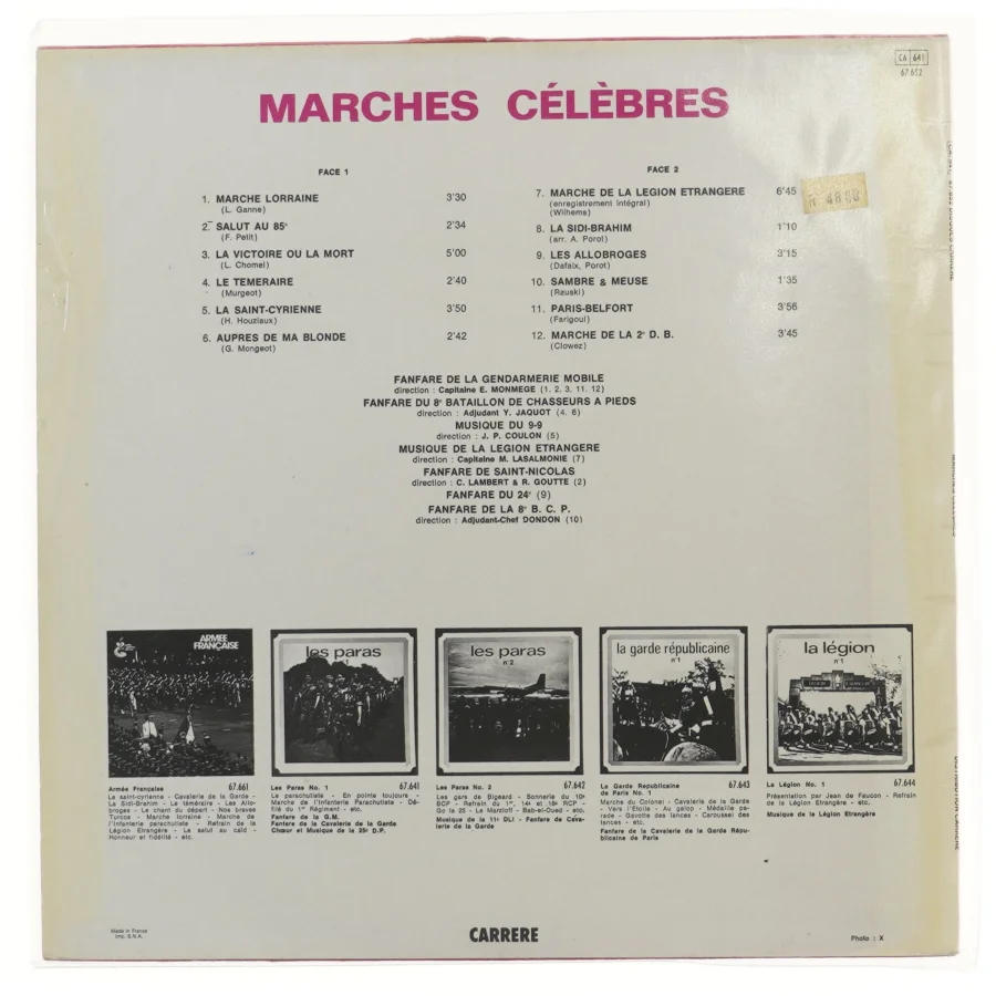 Marches célèbres LP