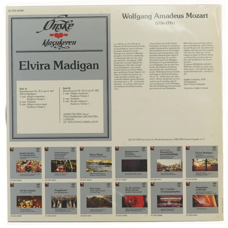 Mozart Elvira Madigan LP