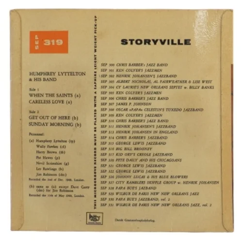 Humphrey Lyttelton jazz vinyl