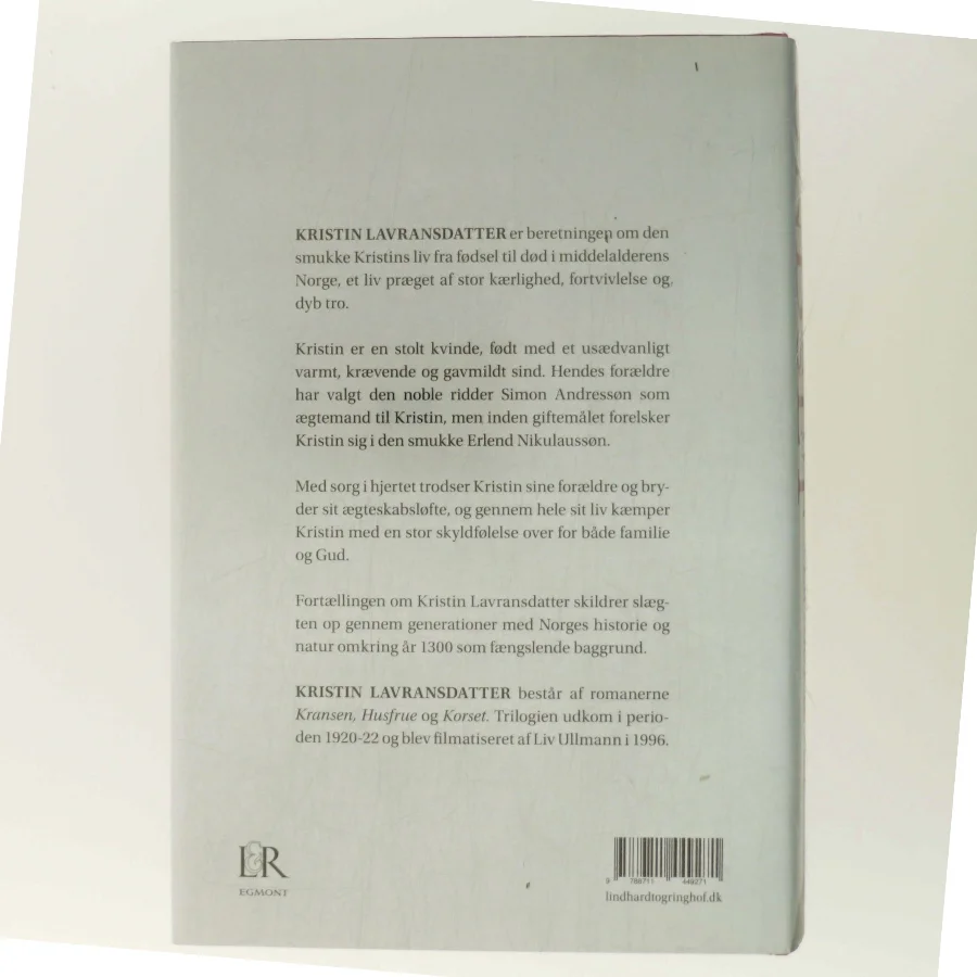 Kristin Lavransdatter : Kransen, Husfrue, Korset af Sigrid Undset (Bog)