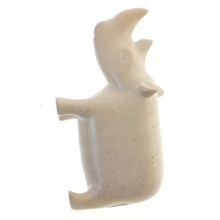 Lille næsehorn figur (str. 13x6 cm)