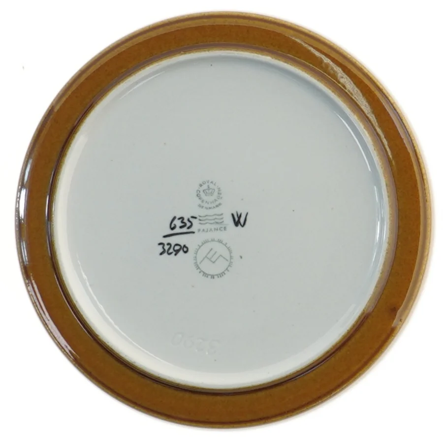 Dekorativt keramisk fad fra Royal Copenhagen (str. Ø 17 cm)