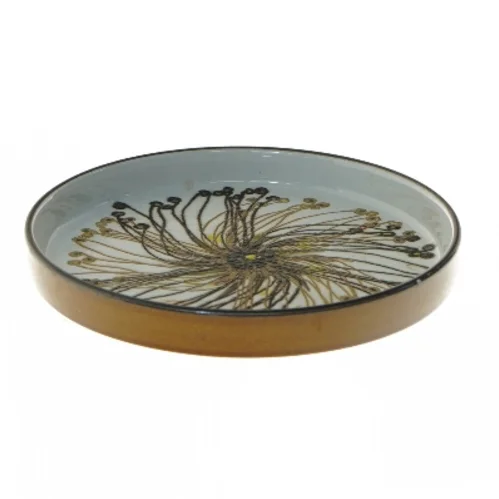 Dekorativt keramisk fad fra Royal Copenhagen (str. Ø 17 cm)
