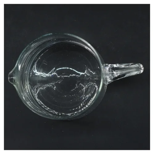 Glaskande med hank (str. Ø 10,5 cm længde 17 cm)