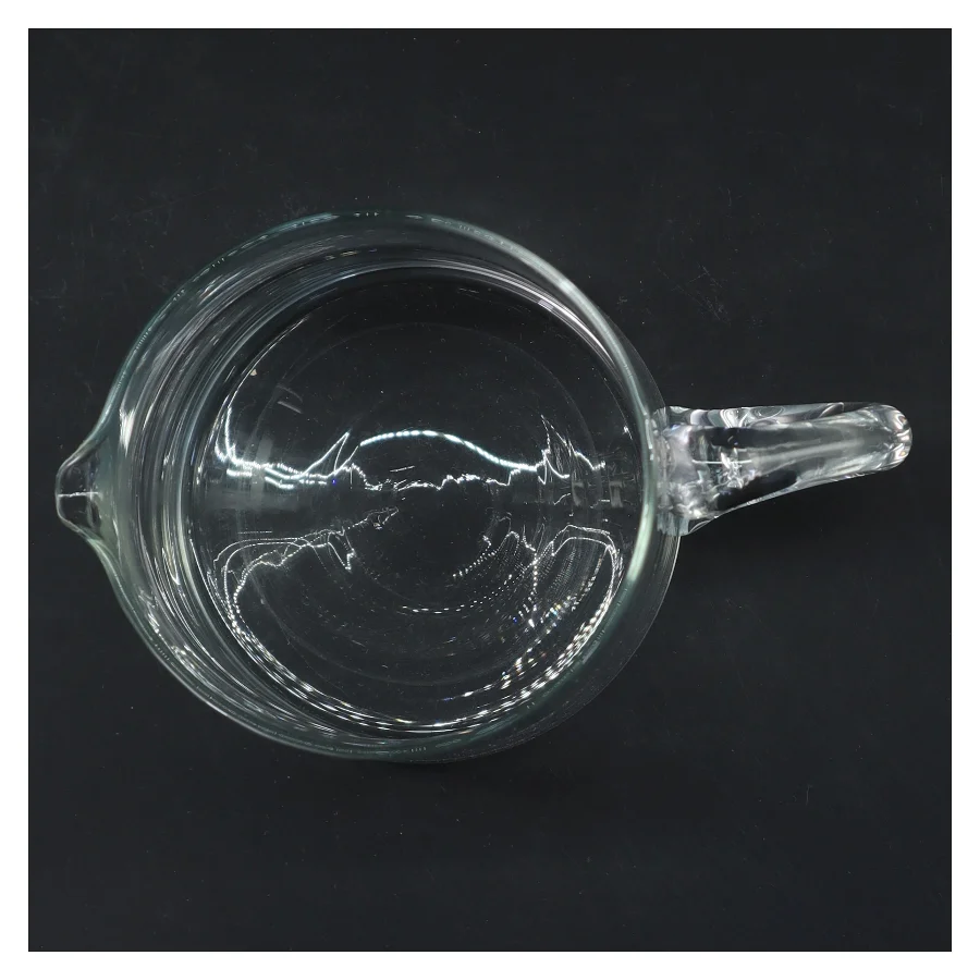 Glaskande med hank (str. Ø 10,5 cm længde 17 cm)