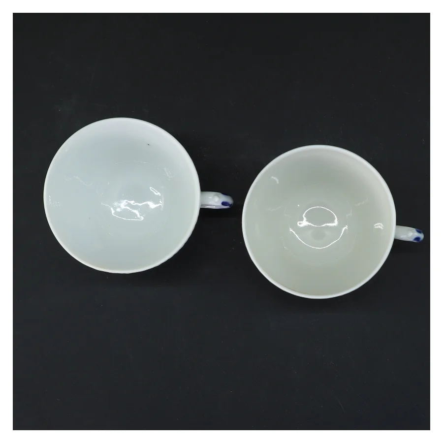 Kaffekopper med blå blomst motiv fra Royal Copenhagen (str. 2 stk Ø 8,5 cm)