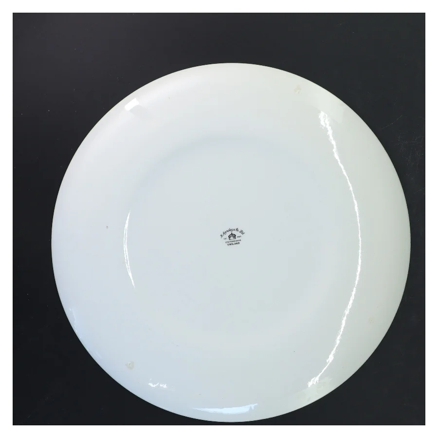 Tallerken med blomster (str. Ø 28 cm)