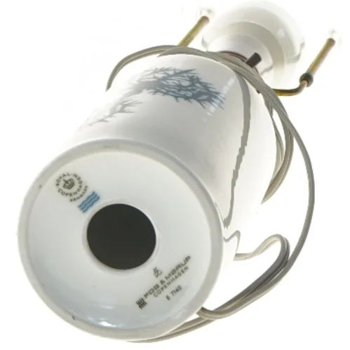 Bordlampe med porcelæn base fra Royal Copenhagen (str. 40 cm)