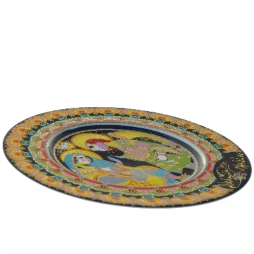 Dekorativ juletallerken fra Rosenthal (str. Ø 29 cm)