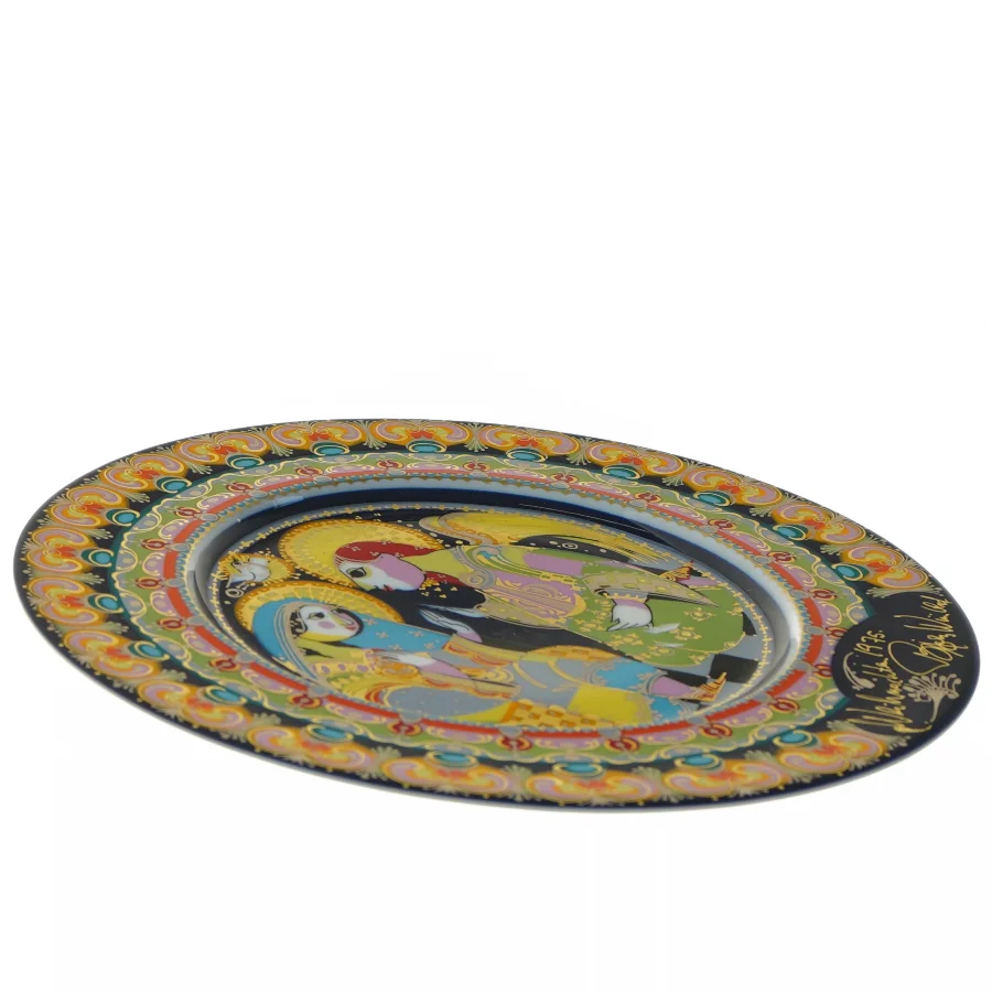 Dekorativ juletallerken fra Rosenthal (str. Ø 29 cm)