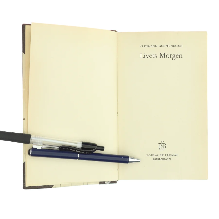Livets Morgen af Kristmann Gudmundsson (Bog)