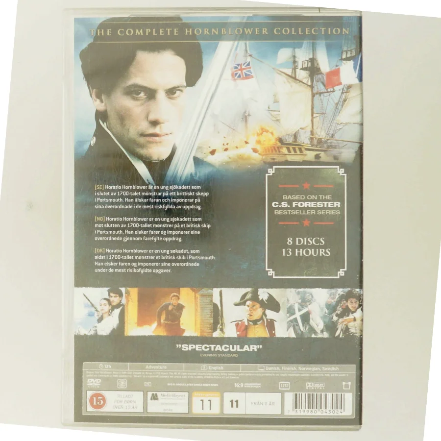 hornblower med Ioan Gruffudd (DVD)