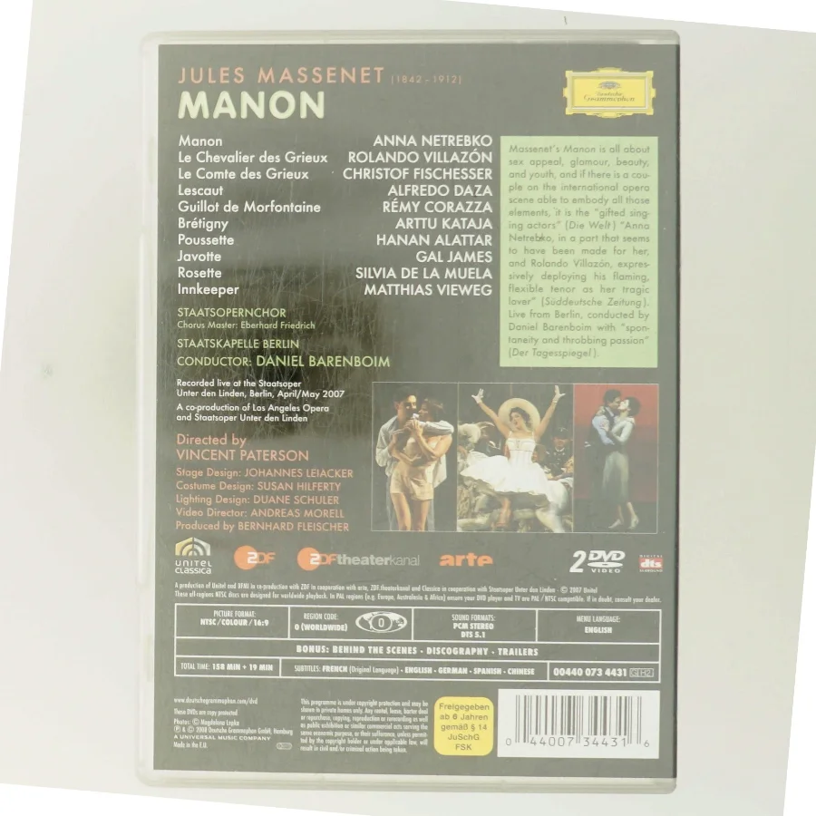 Manon med Anna Netrebko (DVD)