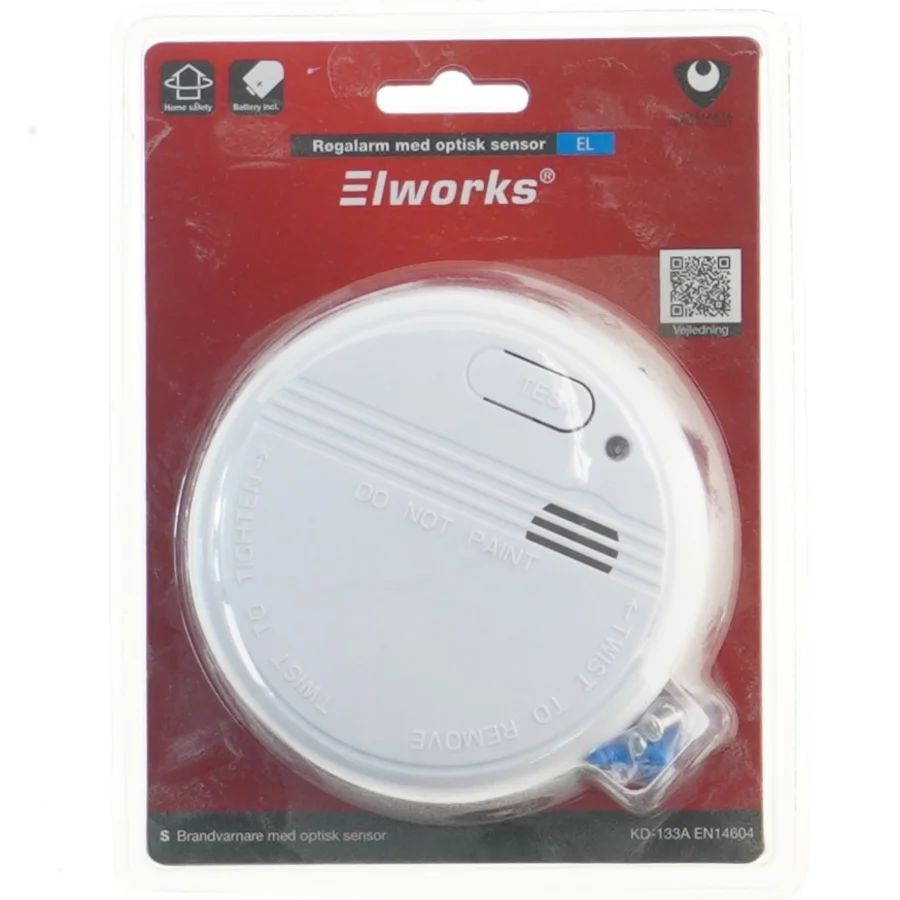 Optisk røgalarm Elworks fra Elworks (str. 10,5 cm)