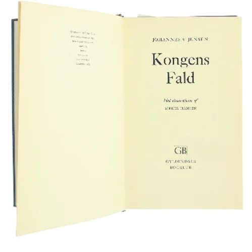 Kongens Fald af Johannes V. Jensen (Bog)