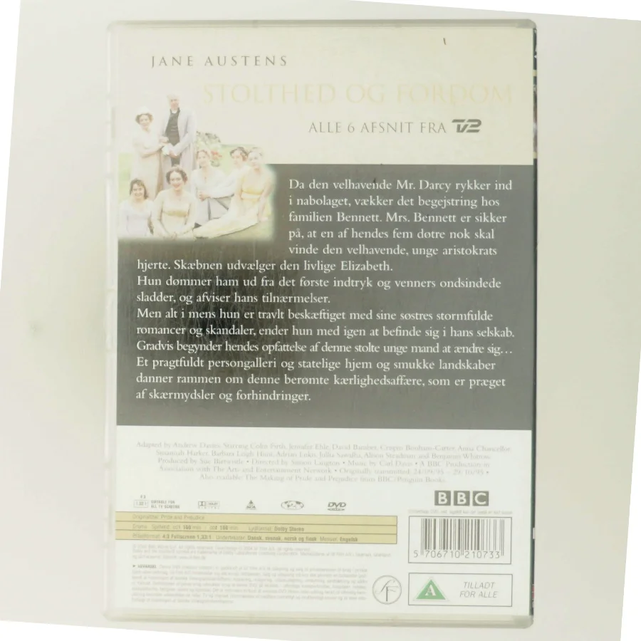 Stolthed og fordom med Colin Firth (DVD)