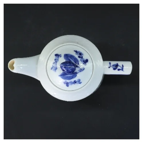 Porcelænskande med blå blomst motiv, Royal Copenhagen (str. 17 cm) fra Royal Copenhagen