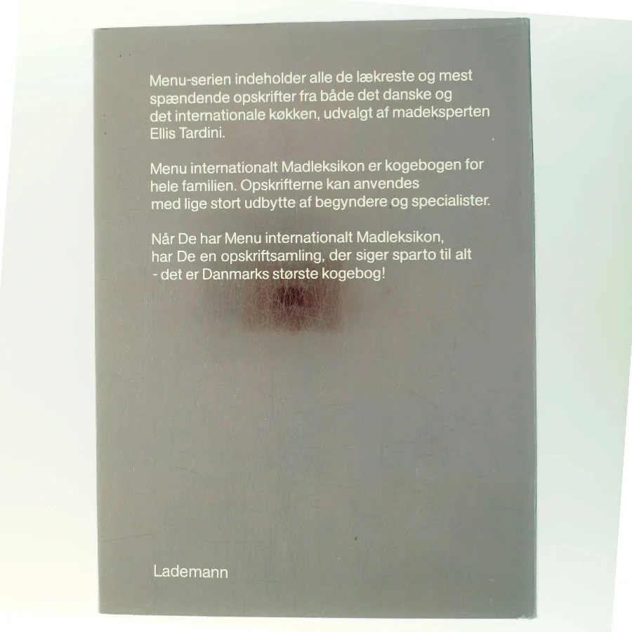 Menu - Internationalt Madleksikon af Ellis Tardini (Bog)