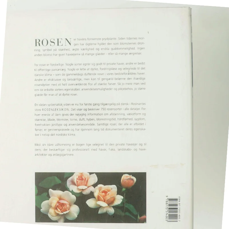 Rosenleksikon af Lars-Åke Gustavsson (Bog)